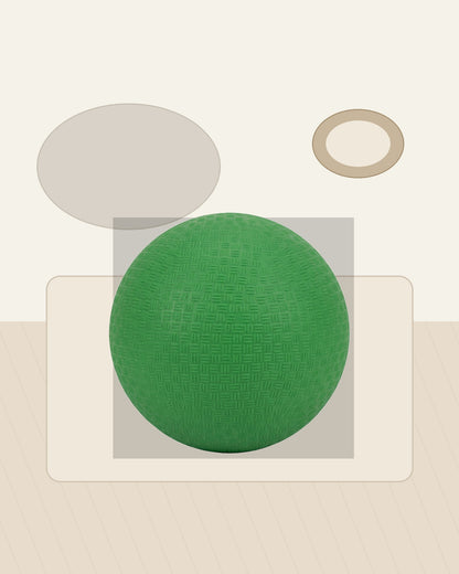 Mlkhd Textured Rubber Chew Ball Green 7 cm