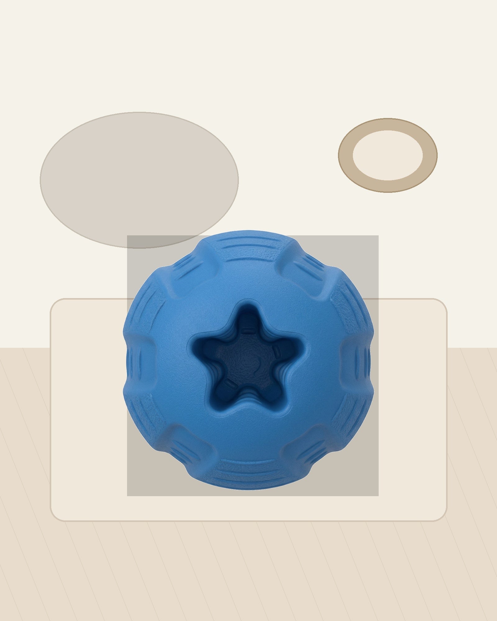 Mlkhd Treat Dispensing Pet Toy Blue 10 cm